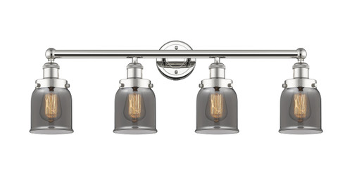 INNOVATIONS 616-4W-PN-G53 Bell 4 33.5 inch Bath Vanity Light Polished Nickel