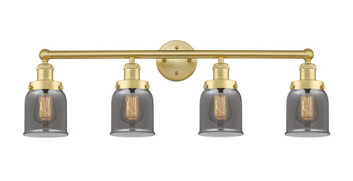 INNOVATIONS 616-4W-SG-G53 Bell 4 33.5 inch Bath Vanity Light Satin Gold