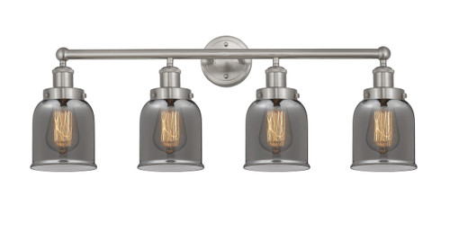 INNOVATIONS 616-4W-SN-G53 Bell 4 Light 33.5 inch Bath Vanity Light Brushed Satin Nickel