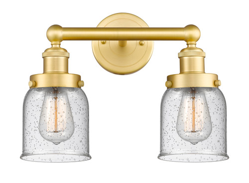 INNOVATIONS 616-2W-SG-G54 Bell 2 15.5 inch Bath Vanity Light Satin Gold
