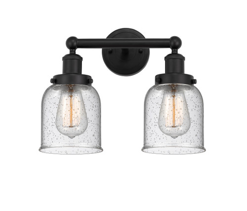 INNOVATIONS 616-2W-BK-G54 Bell 2 Light 15.5 inch Bath Vanity Light Matte Black