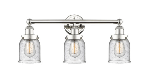 INNOVATIONS 616-3W-PN-G54 Bell 3 24.5 inch Bath Vanity Light Polished Nickel