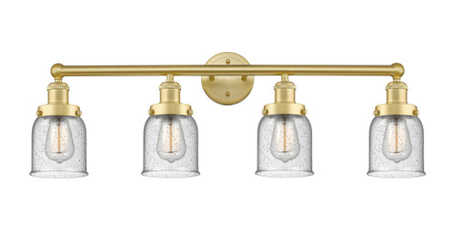 INNOVATIONS 616-4W-SG-G54 Bell 4 33.5 inch Bath Vanity Light Satin Gold