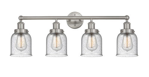 INNOVATIONS 616-4W-SN-G54 Bell 4 Light 33.5 inch Bath Vanity Light Brushed Satin Nickel