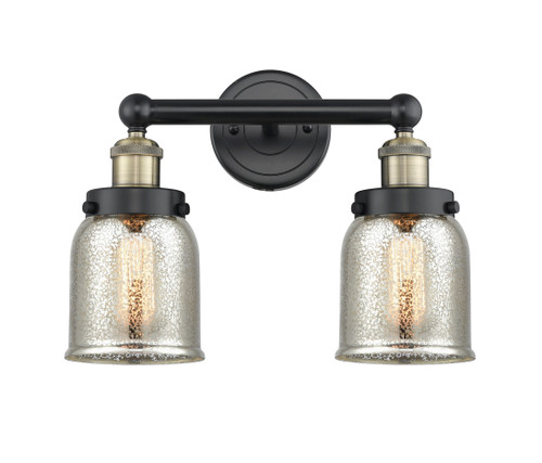 INNOVATIONS 616-2W-BAB-G58 Bell 2 15.5 inch Bath Vanity Light Black Antique Brass
