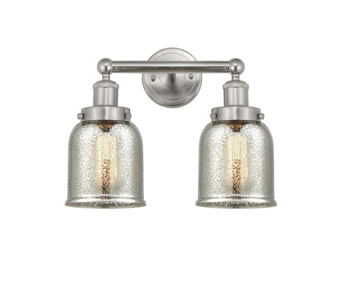 INNOVATIONS 616-2W-SN-G58 Bell 2 Light 15.5 inch Bath Vanity Light Brushed Satin Nickel