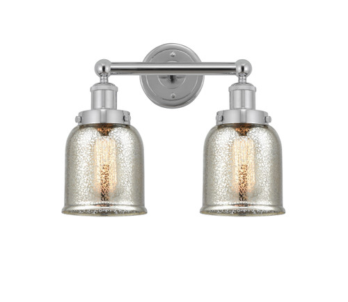 INNOVATIONS 616-2W-PC-G58 Bell 2 Light 15.5 inch Bath Vanity Light Polished Chrome