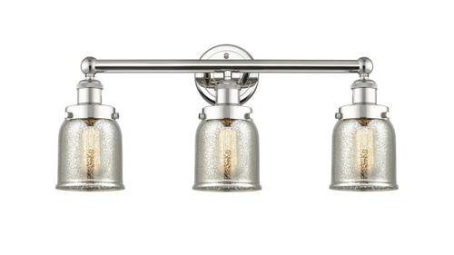 INNOVATIONS 616-3W-PN-G58 Bell 3 24.5 inch Bath Vanity Light Polished Nickel