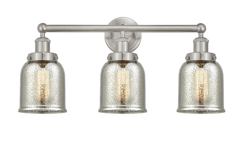 INNOVATIONS 616-3W-SN-G58 Bell 3 Light 24.5 inch Bath Vanity Light Brushed Satin Nickel