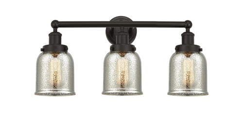 INNOVATIONS 616-3W-OB-G58 Bell 3 Light 24.5 inch Bath Vanity Light Oil Rubbed Bronze