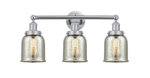 INNOVATIONS 616-3W-PC-G58 Bell 3 Light 24.5 inch Bath Vanity Light Polished Chrome