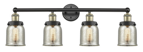 INNOVATIONS 616-4W-BAB-G58 Bell 4 33.5 inch Bath Vanity Light Black Antique Brass