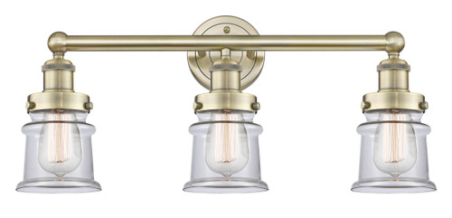 INNOVATIONS 616-3W-AB-G182S Canton 3 23.25 inch Bath Vanity Light Antique Brass