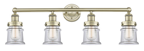 INNOVATIONS 616-4W-AB-G182S Canton 4 32.25 inch Bath Vanity Light Antique Brass