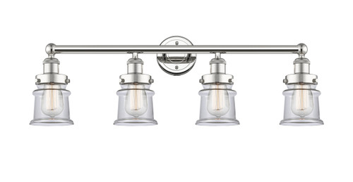 INNOVATIONS 616-4W-PN-G182S Canton 4 32.25 inch Bath Vanity Light Polished Nickel