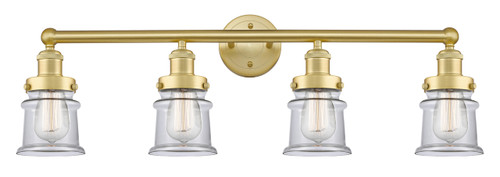 INNOVATIONS 616-4W-SG-G182S Canton 4 32.25 inch Bath Vanity Light Satin Gold