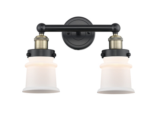 INNOVATIONS 616-2W-BAB-G181S Canton 2 14.25 inch Bath Vanity Light Black Antique Brass
