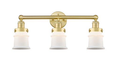 INNOVATIONS 616-3W-SG-G181S Canton 3 23.25 inch Bath Vanity Light Satin Gold