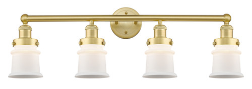 INNOVATIONS 616-4W-SG-G181S Canton 4 32.25 inch Bath Vanity Light Satin Gold