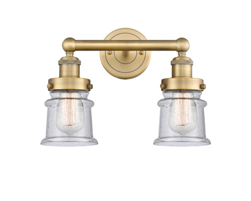 INNOVATIONS 616-2W-BB-G184S Canton 2 14.25 inch Bath Vanity Light Brushed Brass