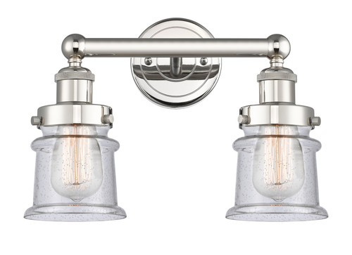 INNOVATIONS 616-2W-PN-G184S Canton 2 14.25 inch Bath Vanity Light Polished Nickel