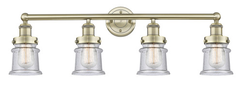 INNOVATIONS 616-4W-AB-G184S Canton 4 32.25 inch Bath Vanity Light Antique Brass
