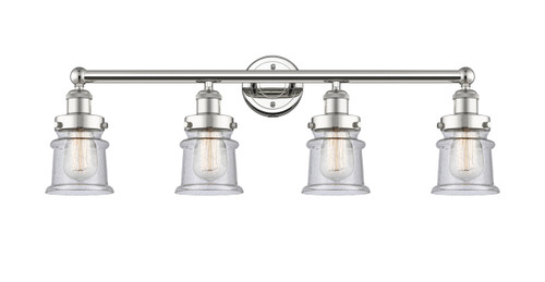 INNOVATIONS 616-4W-PN-G184S Canton 4 32.25 inch Bath Vanity Light Polished Nickel