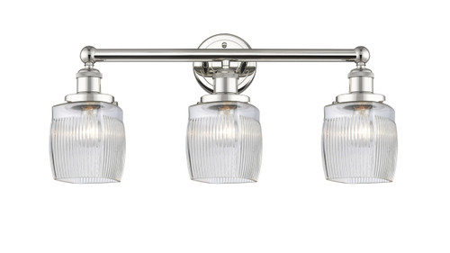 INNOVATIONS 616-3W-PN-G302 Colton 3 24 inch Bath Vanity Light Polished Nickel