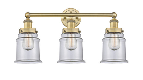INNOVATIONS 616-3W-BB-G182 Canton 3 24 inch Bath Vanity Light Brushed Brass