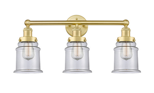 INNOVATIONS 616-3W-SG-G182 Canton 3 24 inch Bath Vanity Light Satin Gold