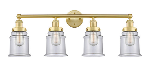 INNOVATIONS 616-4W-SG-G182 Canton 4 33 inch Bath Vanity Light Satin Gold