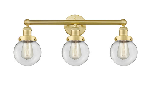 INNOVATIONS 616-3W-SG-G202-6 Beacon 3 24.5 inch Bath Vanity Light Satin Gold