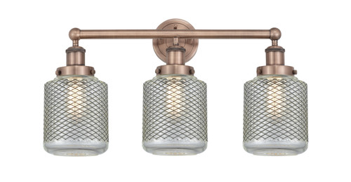 INNOVATIONS 616-3W-AC-G262 Stanton 3 24 inch Bath Vanity Light Antique Copper