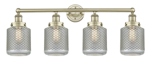 INNOVATIONS 616-4W-AB-G262 Stanton 4 33 inch Bath Vanity Light Antique Brass