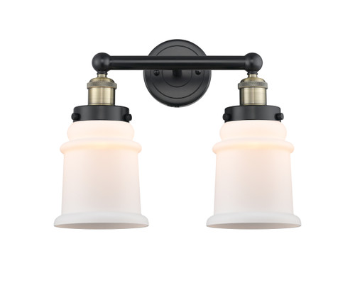 INNOVATIONS 616-2W-BAB-G181 Canton 2 15 inch Bath Vanity Light Black Antique Brass