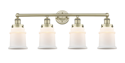 INNOVATIONS 616-4W-AB-G181 Canton 4 33 inch Bath Vanity Light Antique Brass
