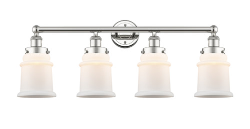 INNOVATIONS 616-4W-PN-G181 Canton 4 33 inch Bath Vanity Light Polished Nickel