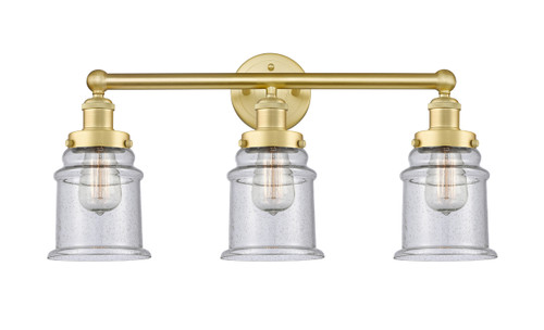 INNOVATIONS 616-3W-SG-G184 Canton 3 24 inch Bath Vanity Light Satin Gold