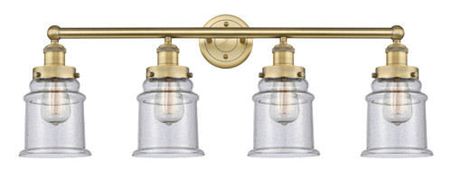 INNOVATIONS 616-4W-BB-G184 Canton 4 33 inch Bath Vanity Light Brushed Brass