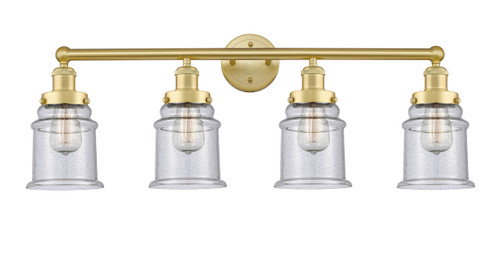 INNOVATIONS 616-4W-SG-G184 Canton 4 33 inch Bath Vanity Light Satin Gold
