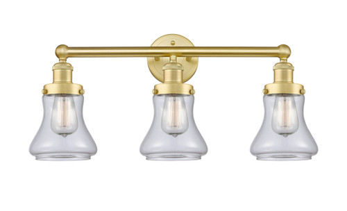 INNOVATIONS 616-3W-SG-G192 Bellmont 3 24.5 inch Bath Vanity Light Satin Gold