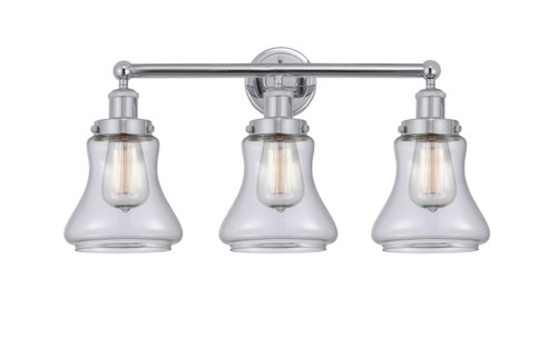 INNOVATIONS 616-3W-PC-G192 Bellmont 3 Light 24.5 inch Bath Vanity Light Polished Chrome