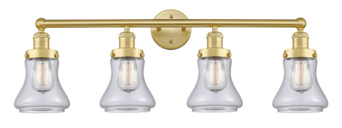 INNOVATIONS 616-4W-SG-G192 Bellmont 4 33.5 inch Bath Vanity Light Satin Gold