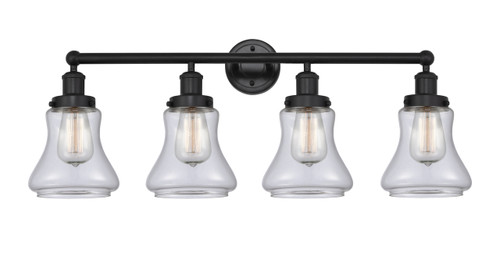 INNOVATIONS 616-4W-BK-G192 Bellmont 4 Light 33.5 inch Bath Vanity Light Matte Black