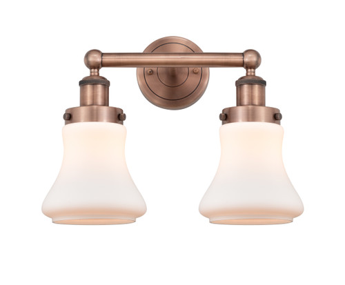 INNOVATIONS 616-2W-AC-G191 Bellmont 2 15.5 inch Bath Vanity Light Antique Copper