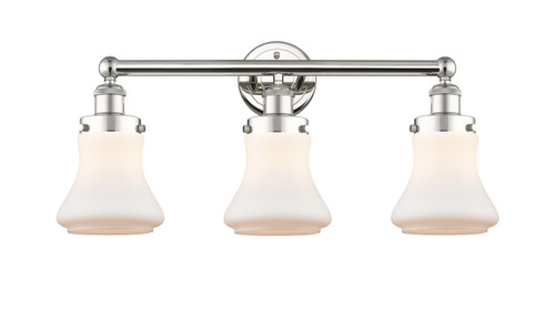 INNOVATIONS 616-3W-PN-G191 Bellmont 3 24.5 inch Bath Vanity Light Polished Nickel