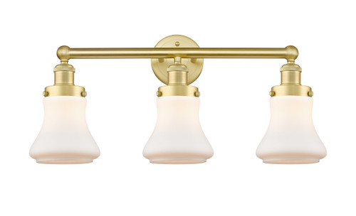 INNOVATIONS 616-3W-SG-G191 Bellmont 3 24.5 inch Bath Vanity Light Satin Gold