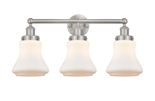 INNOVATIONS 616-3W-SN-G191 Bellmont 3 Light 24.5 inch Bath Vanity Light Brushed Satin Nickel