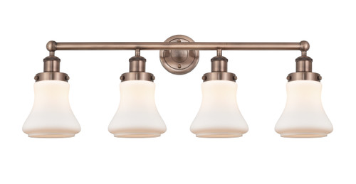 INNOVATIONS 616-4W-AC-G191 Bellmont 4 33.5 inch Bath Vanity Light Antique Copper