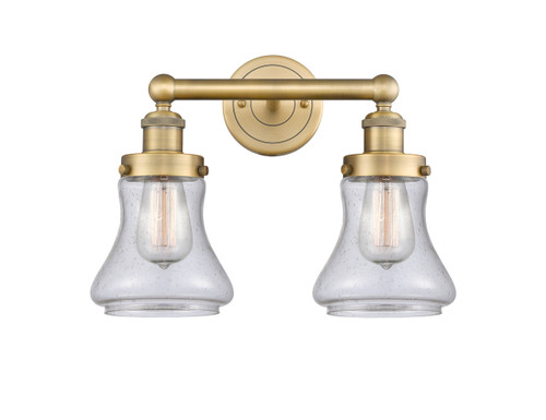 INNOVATIONS 616-2W-BB-G194 Bellmont 2 15.5 inch Bath Vanity Light Brushed Brass